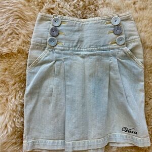 Vans Vintage Button-Detail High Waisted Women's Skirt